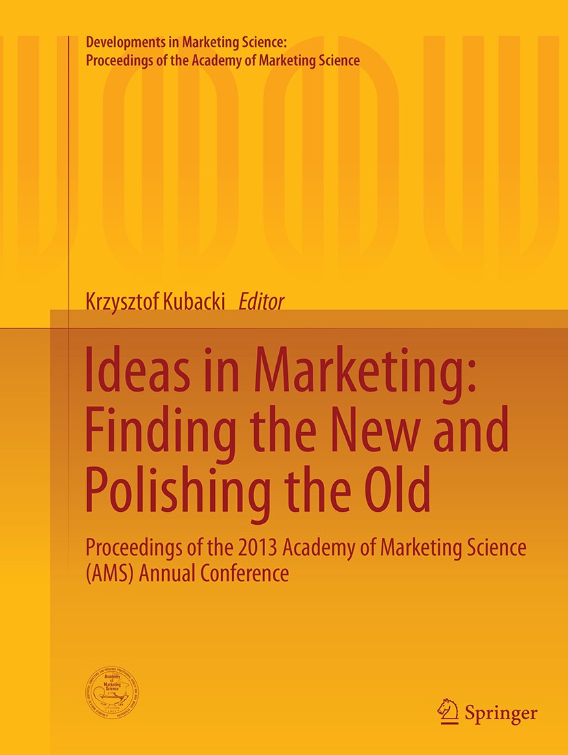 Developments in Marketing Science: Proceedings of the Academy of Marketing Science