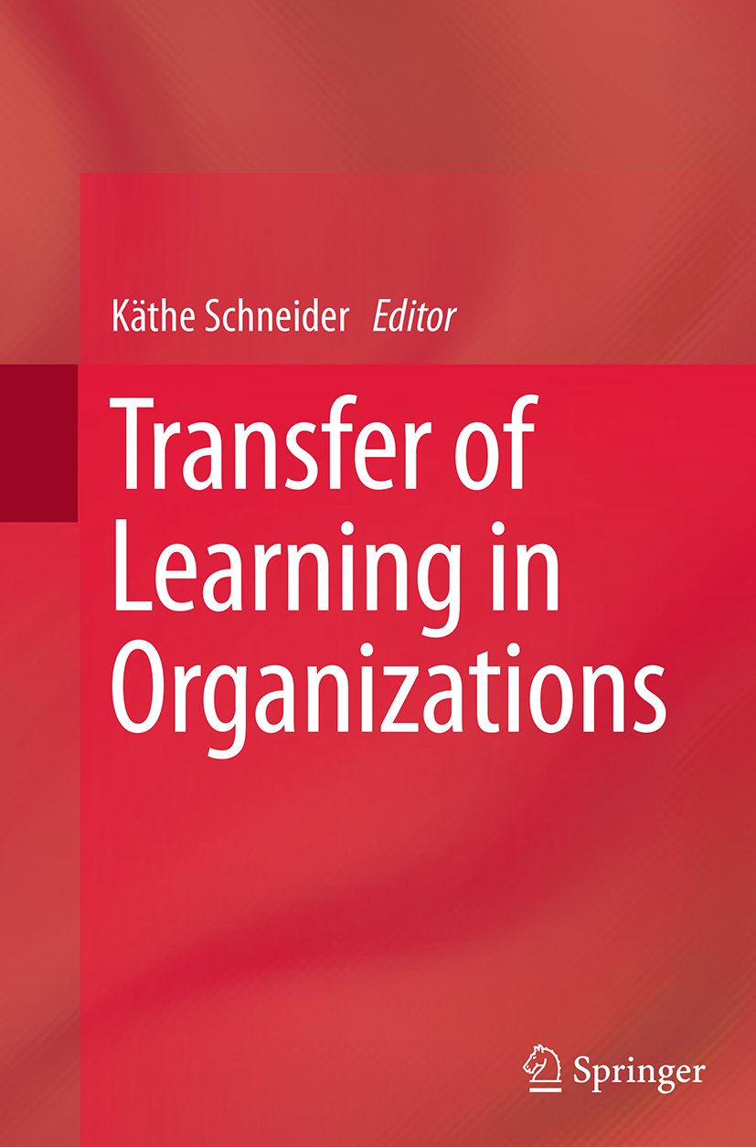 Transfer of Learning in Organizations