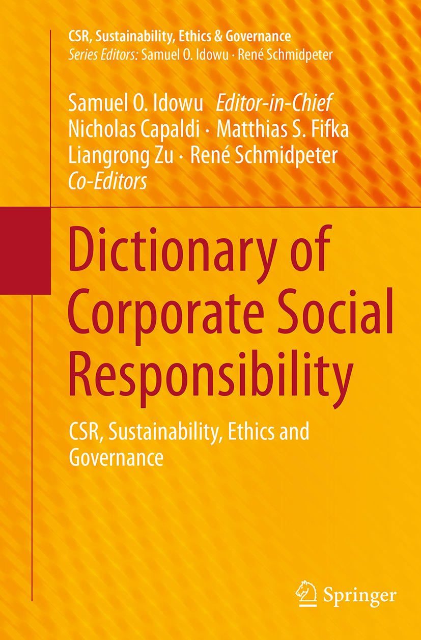 CSR, Sustainability, Ethics & Governance