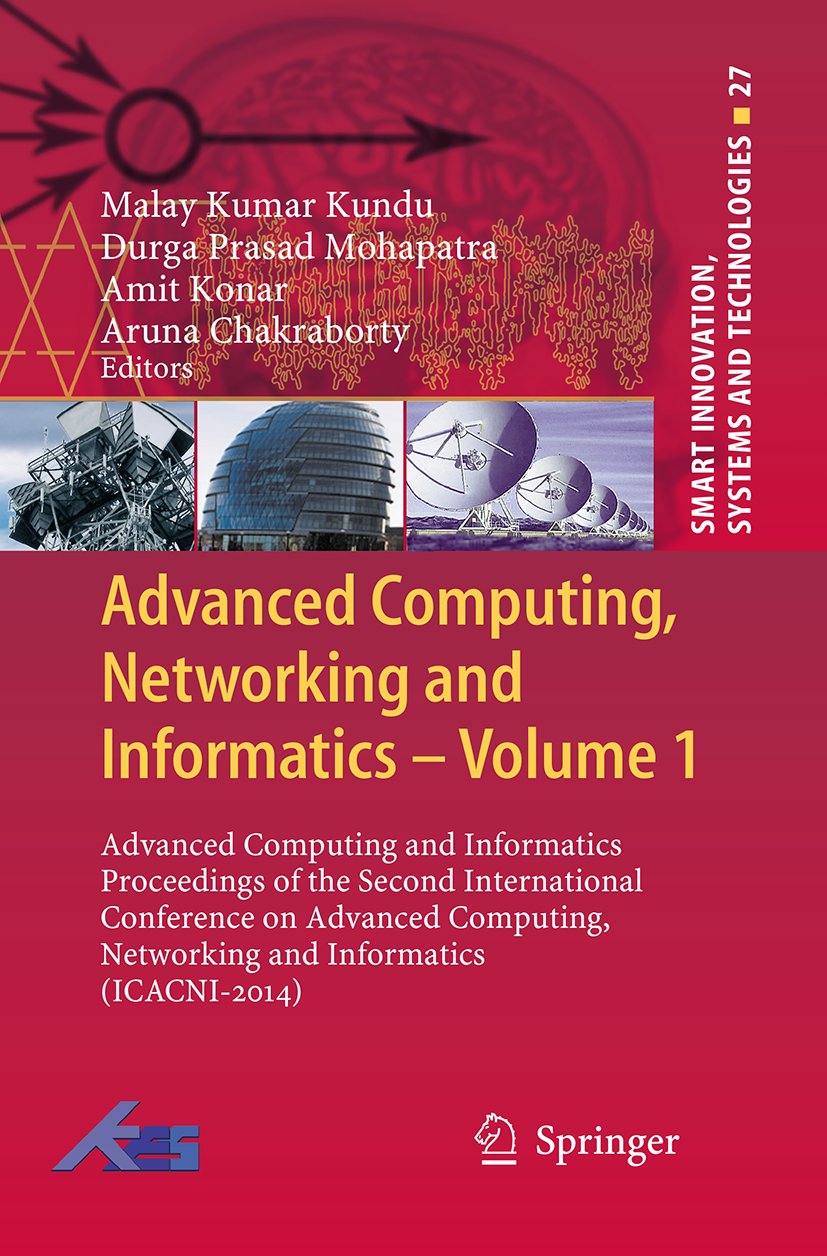 Smart Innovation, Systems and Technologies
