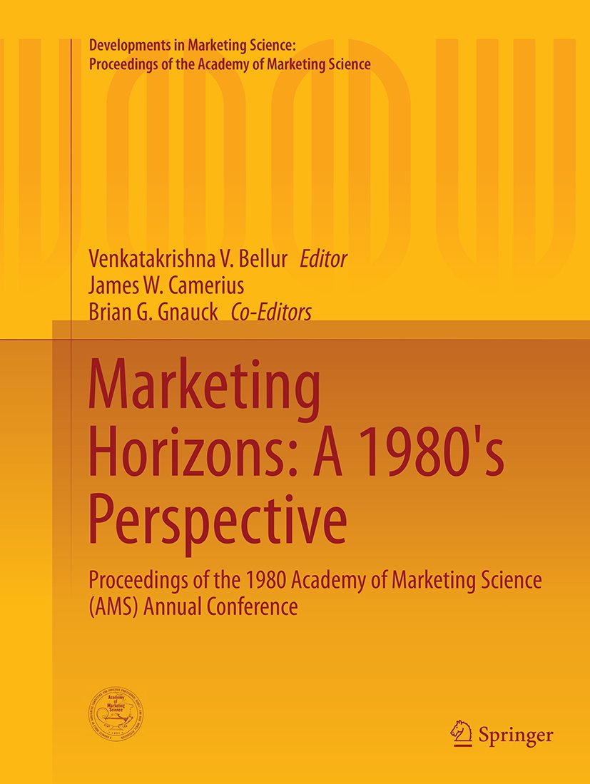 Developments in Marketing Science: Proceedings of the Academy of Marketing Science
