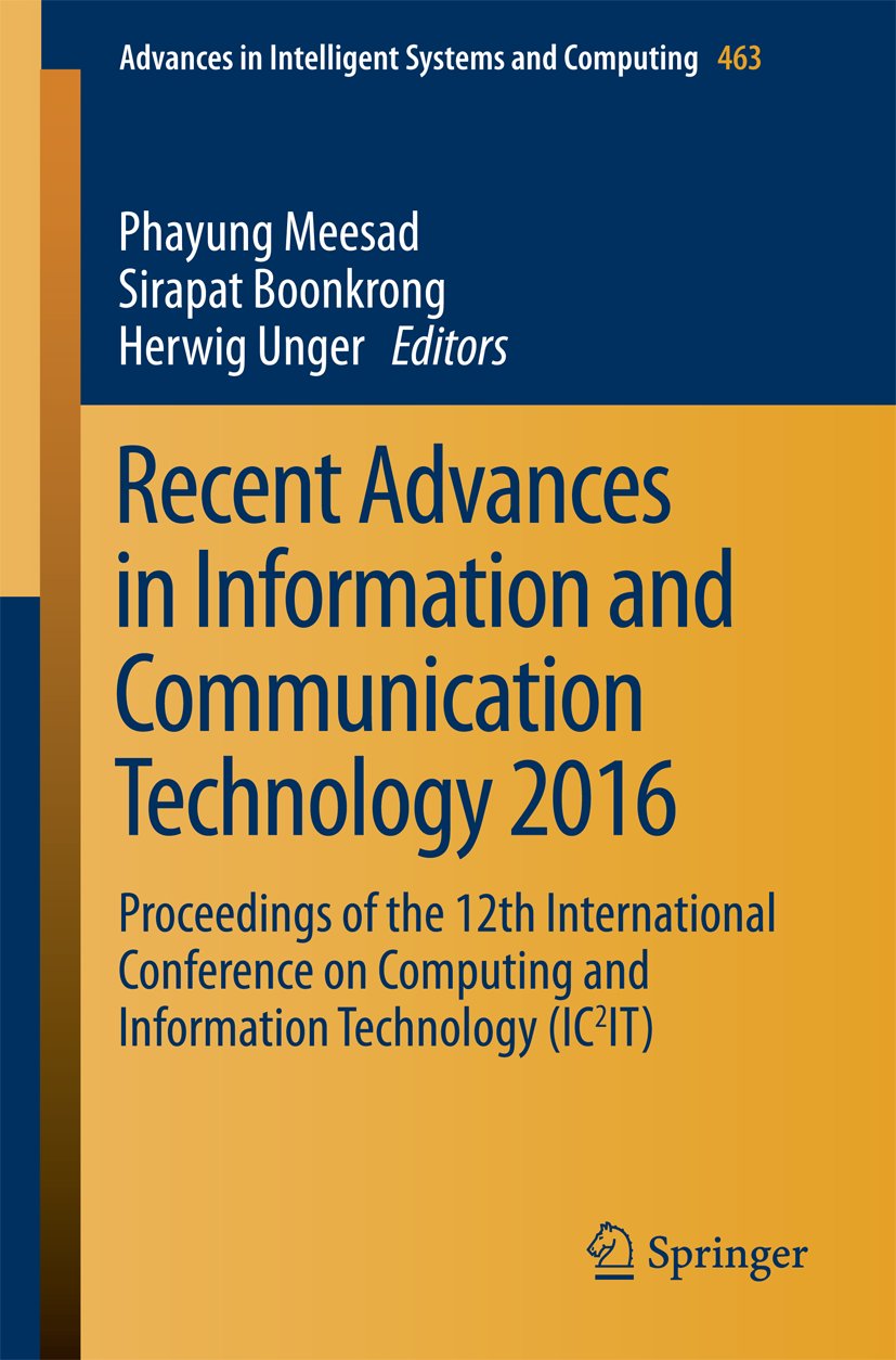 Advances in Intelligent Systems and Computing