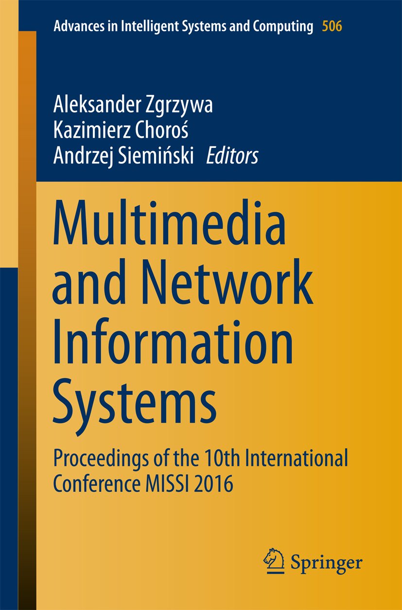 Advances in Intelligent Systems and Computing