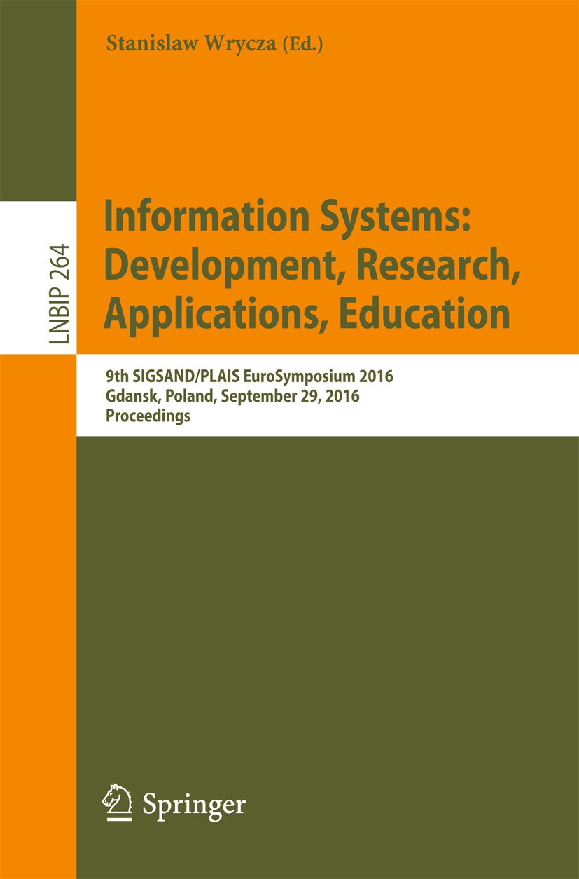 Lecture Notes in Business Information Processing
