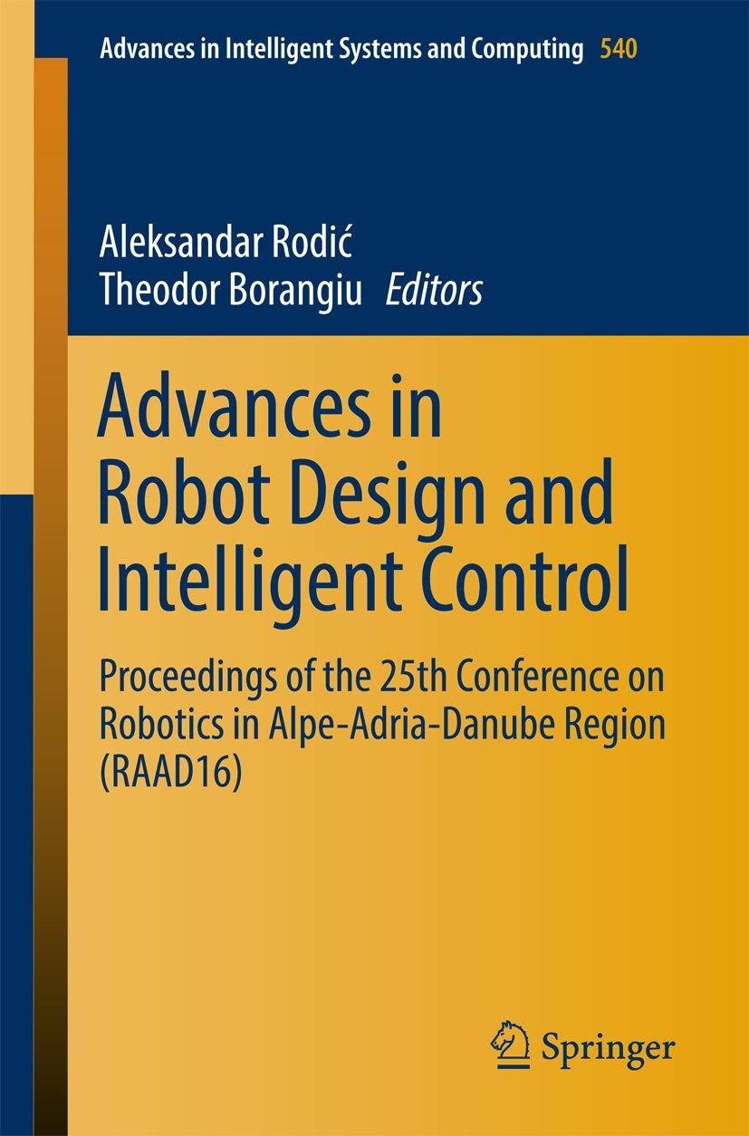 Advances in Intelligent Systems and Computing