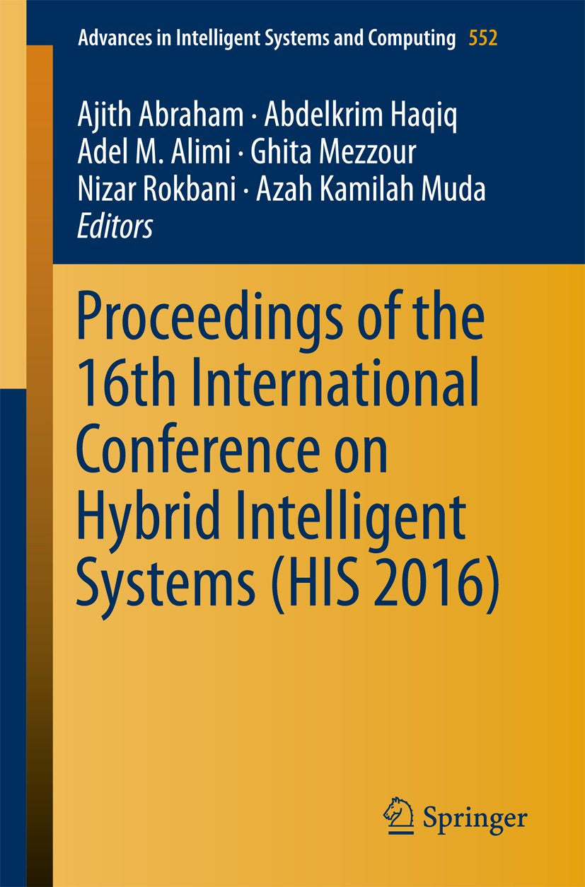 Advances in Intelligent Systems and Computing