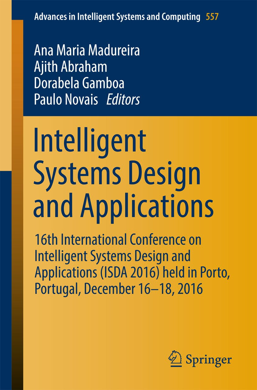 Advances in Intelligent Systems and Computing