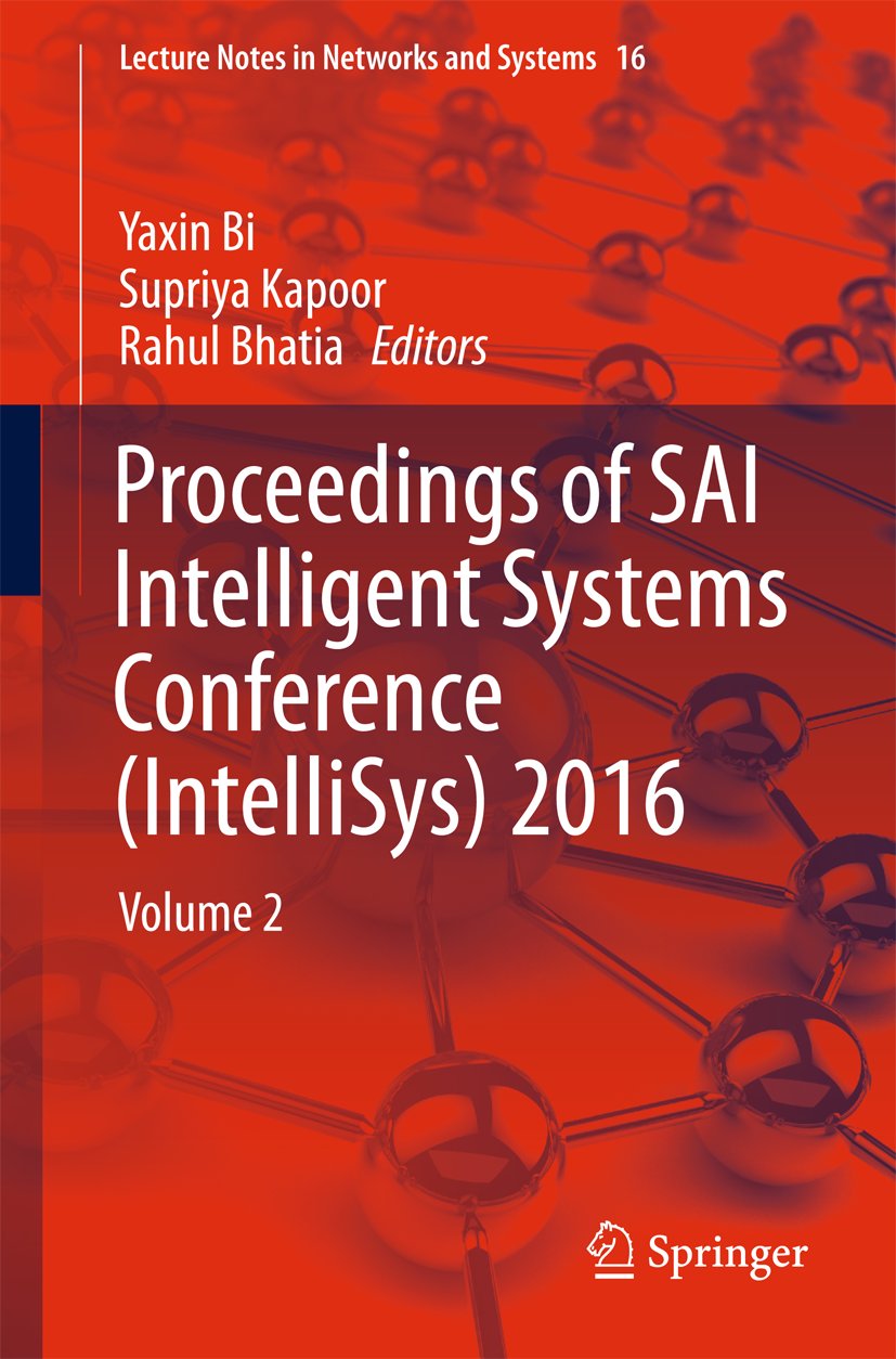 Lecture Notes in Networks and Systems
