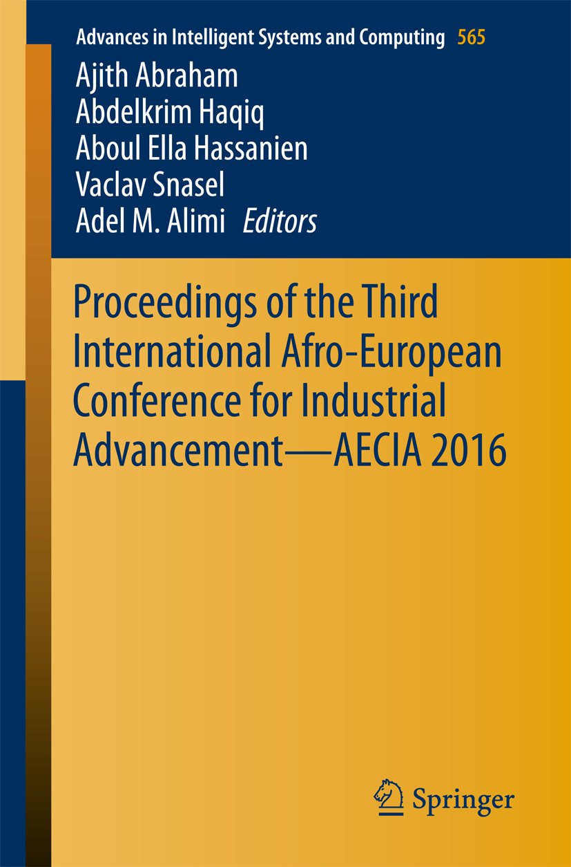 Advances in Intelligent Systems and Computing