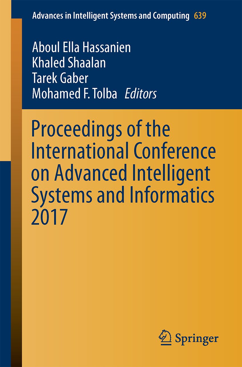 Advances in Intelligent Systems and Computing