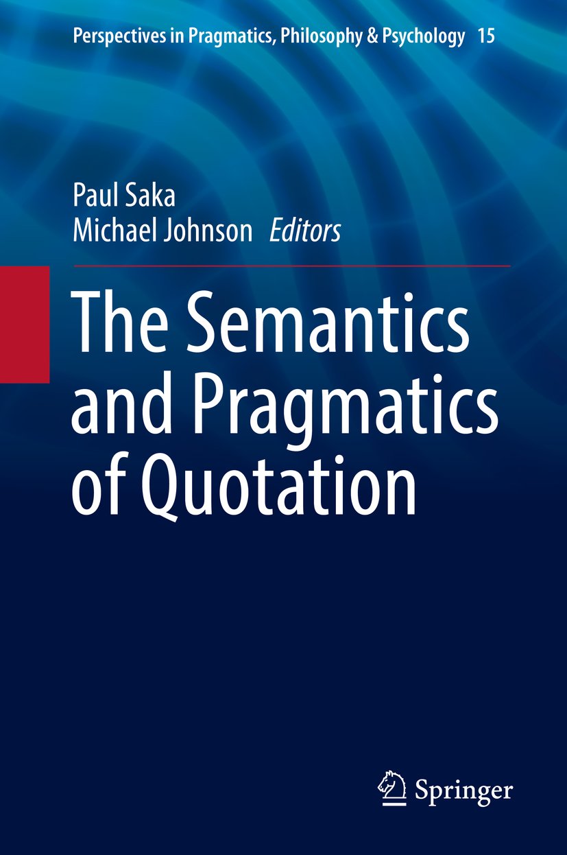 Perspectives in Pragmatics, Philosophy & Psychology