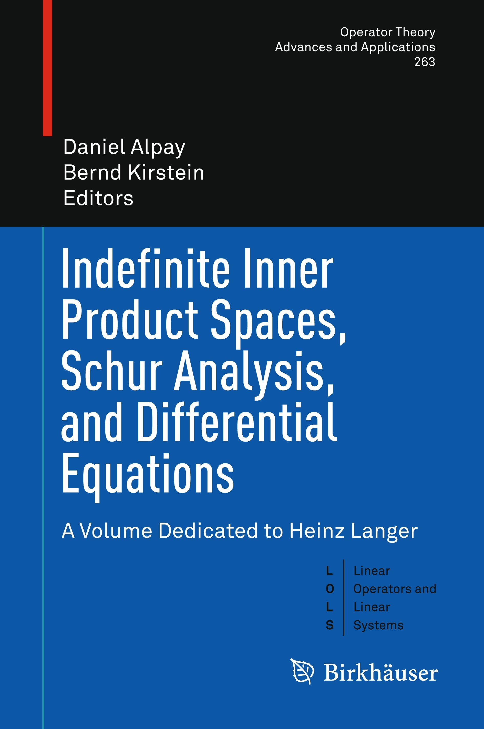 Operator Theory: Advances and Applications