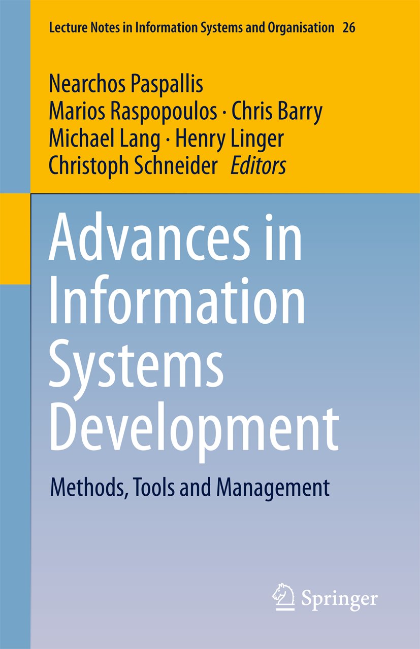 Lecture Notes in Information Systems and Organisation