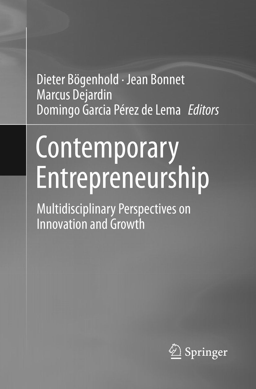 Contemporary Entrepreneurship