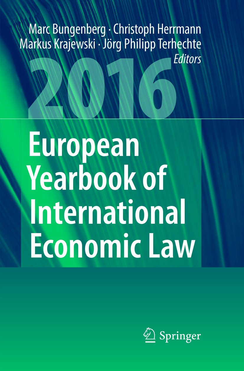 European Yearbook of International Economic Law