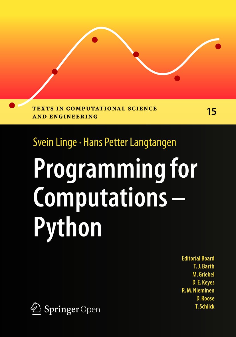Texts in Computational Science and Engineering