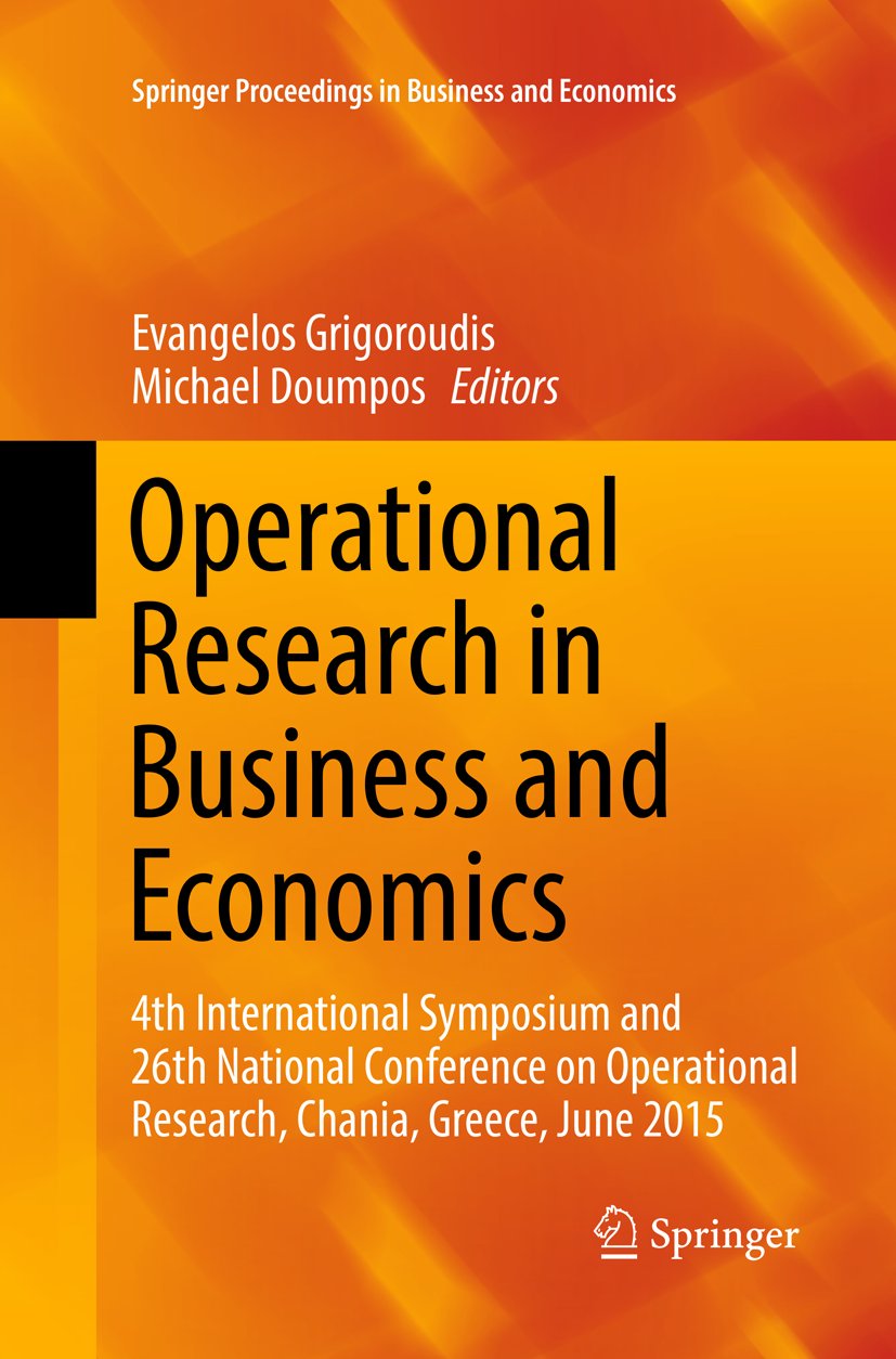 Springer Proceedings in Business and Economics