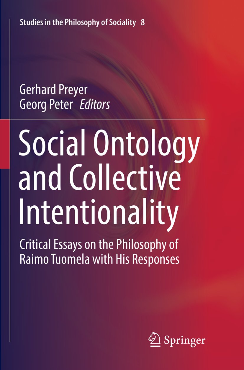 Studies in the Philosophy of Sociality