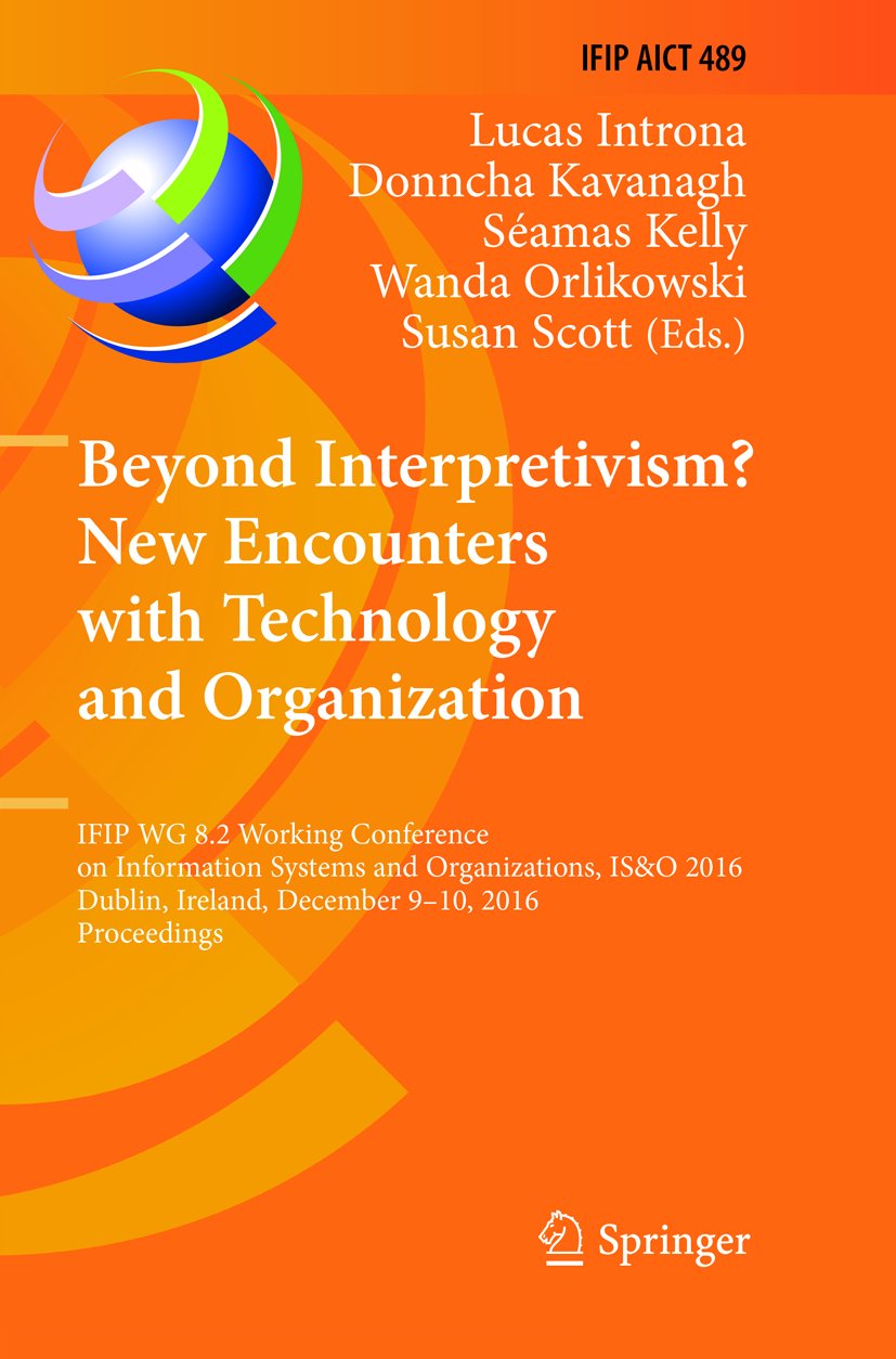 IFIP Advances in Information and Communication Technology