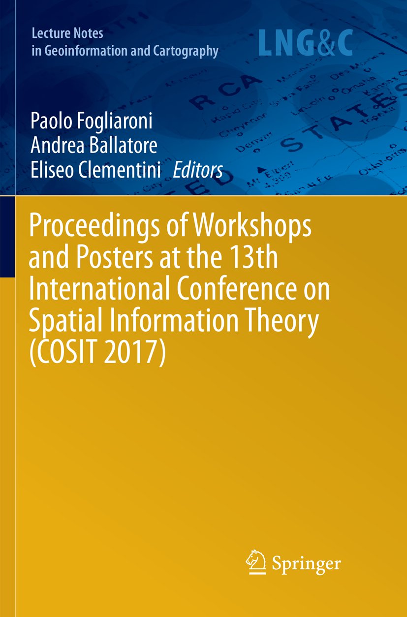 Lecture Notes in Geoinformation and Cartography