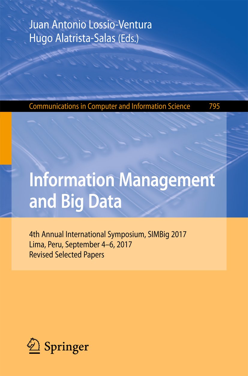 Communications in Computer and Information Science