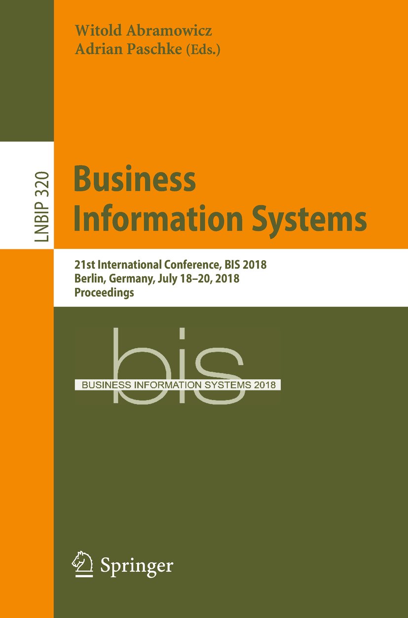 Lecture Notes in Business Information Processing