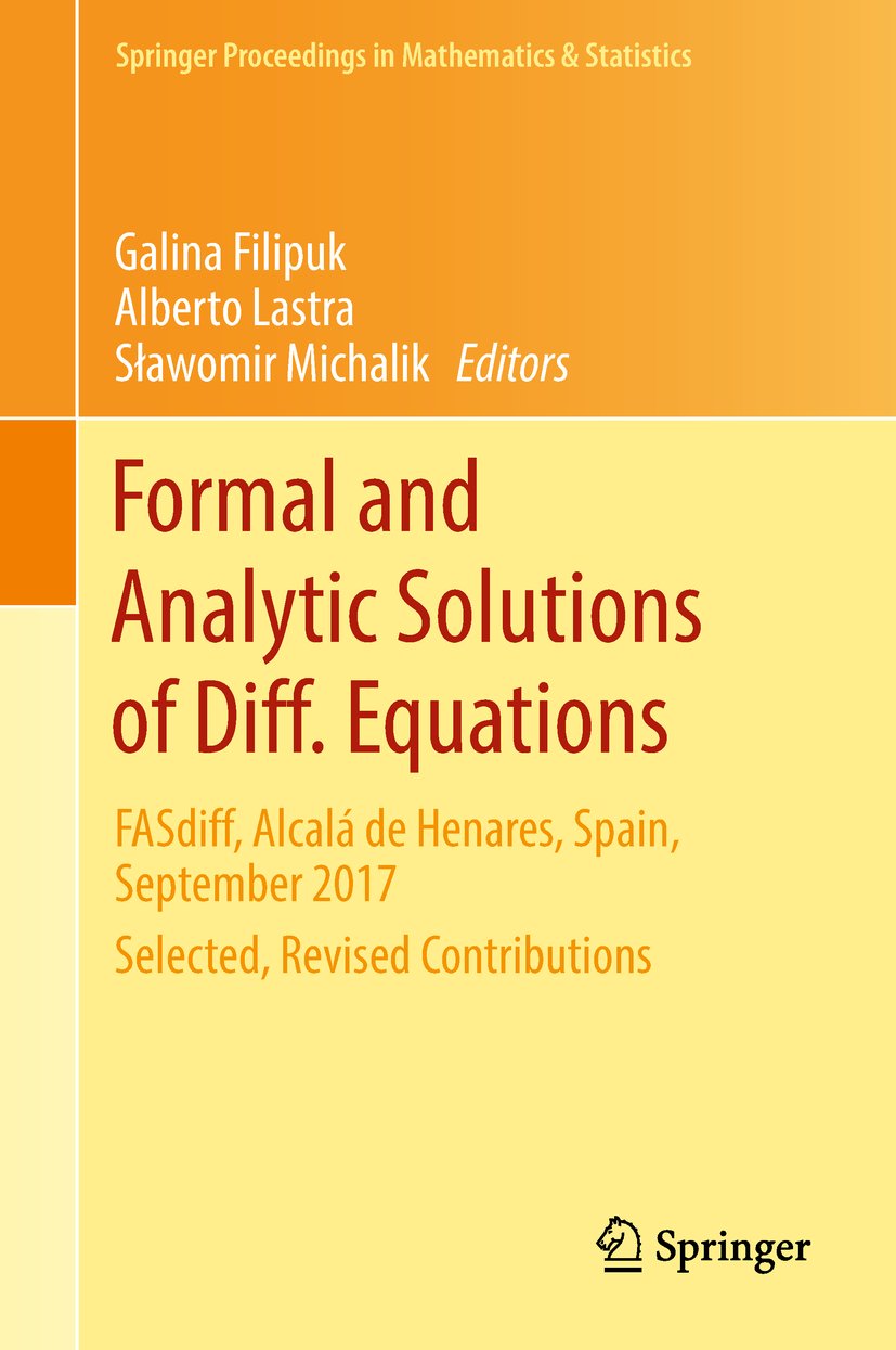Springer Proceedings in Mathematics & Statistics