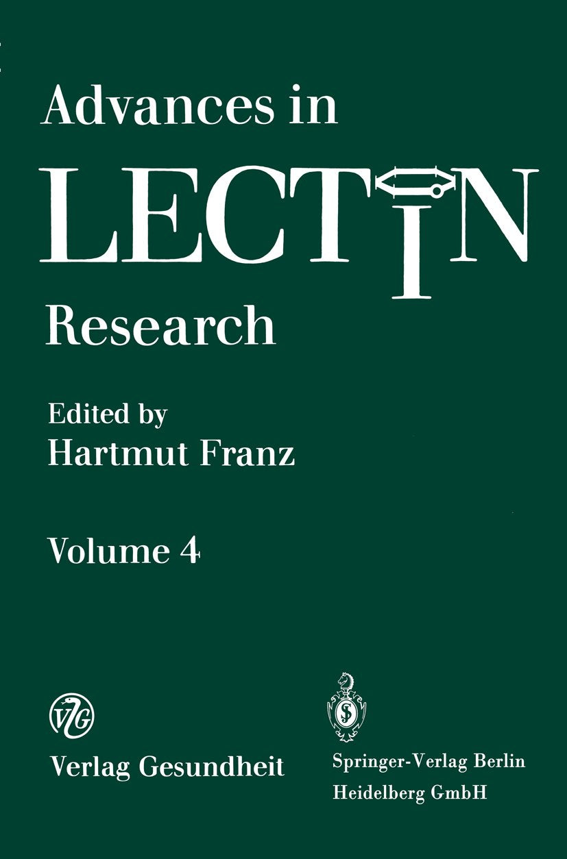 Advances in Lectin Research