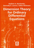 Dimension Theory for Ordinary Differential Equations