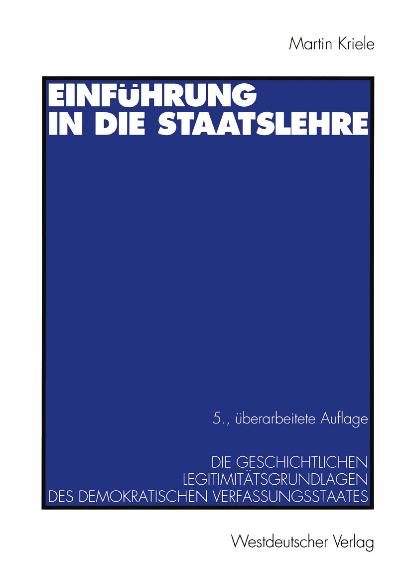 Einführung in die Staatslehre