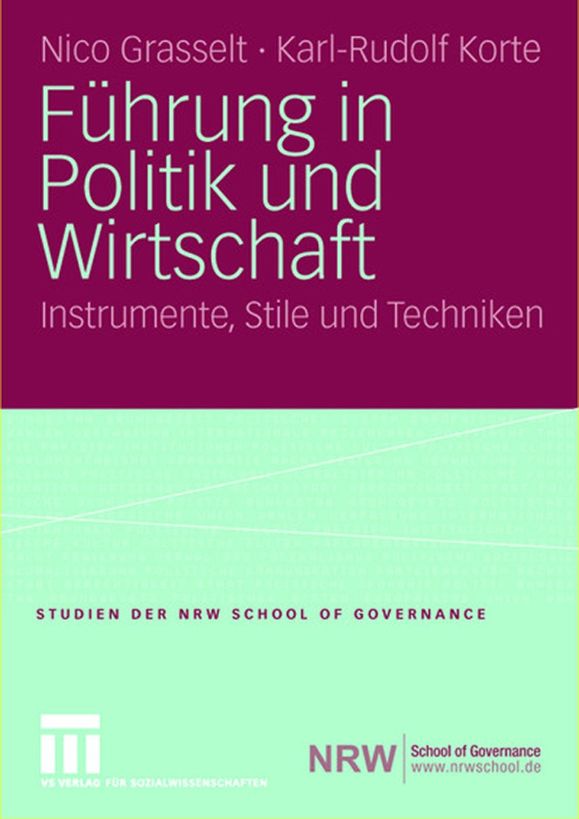 Studien der NRW School of Governance: Instrumente, Stile und Techniken