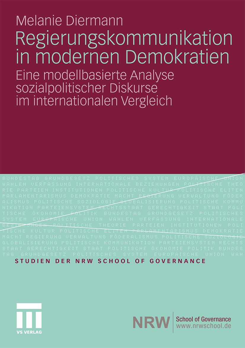 Studien der NRW School of Governance: Eine modellbasierte Analyse sozialpolitischer Diskurse im internationalen Vergleich