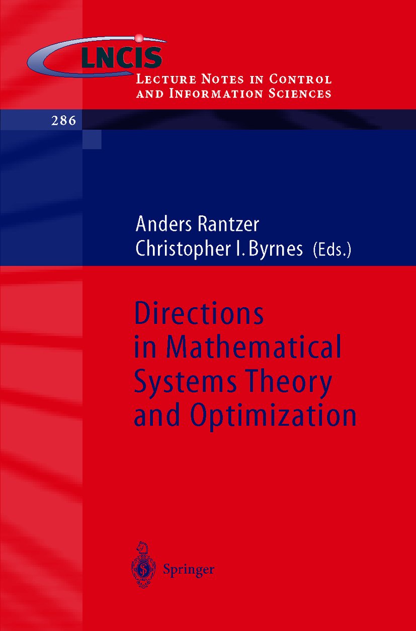 Lecture Notes in Control and Information Sciences