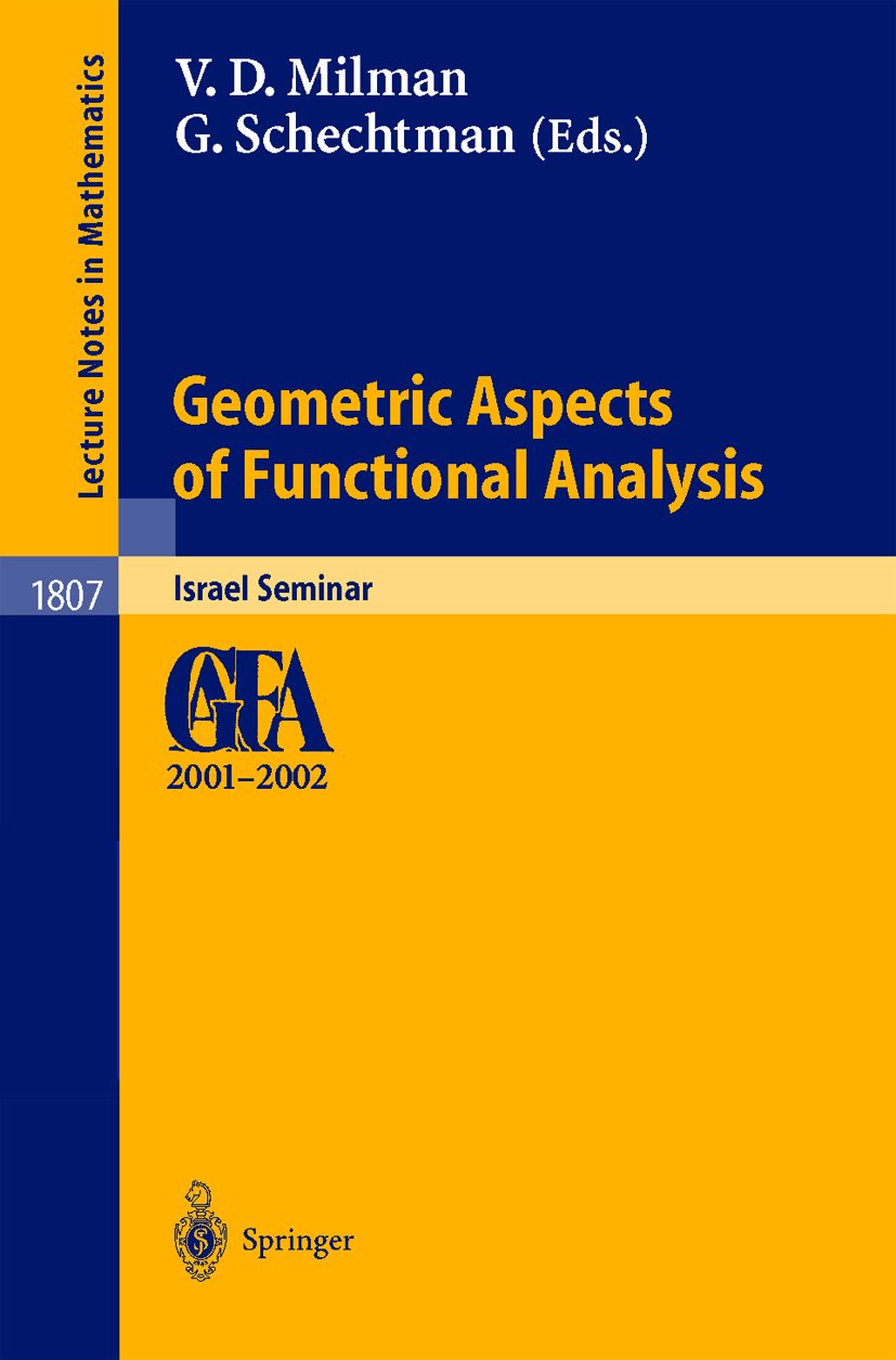Lecture Notes in Mathematics