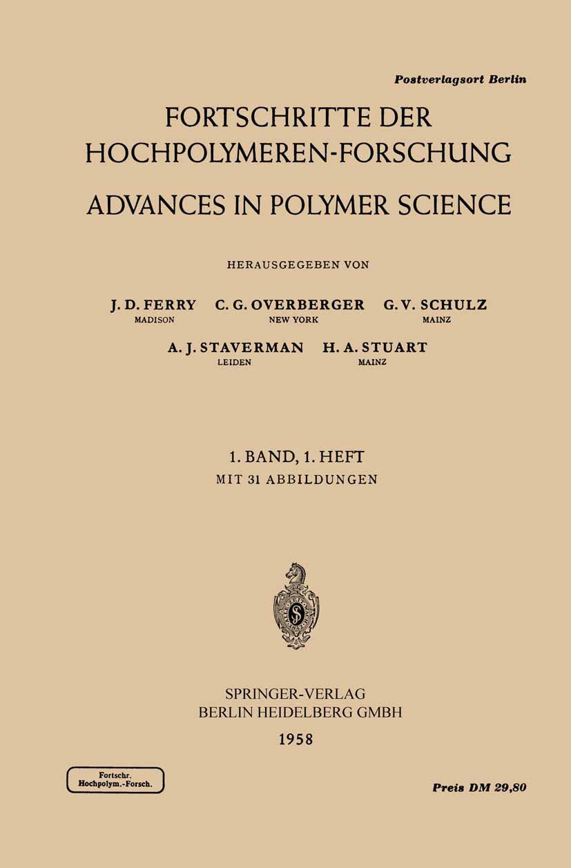 Advances in Polymer Science
