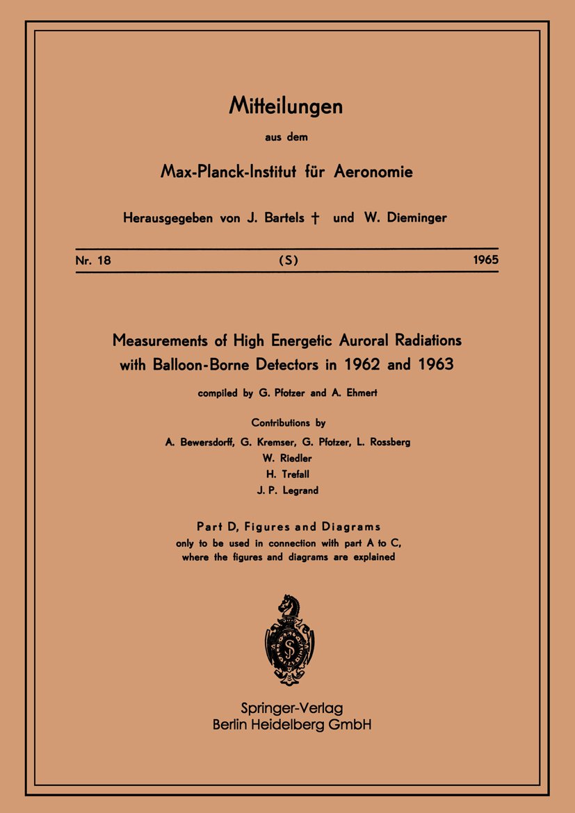 Mitteilungen aus dem Max-Planck-Institut für Aeronomie