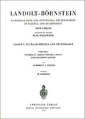 Landolt-Börnstein: Numerical Data and Functional Relationships in Science and Technology - New Series