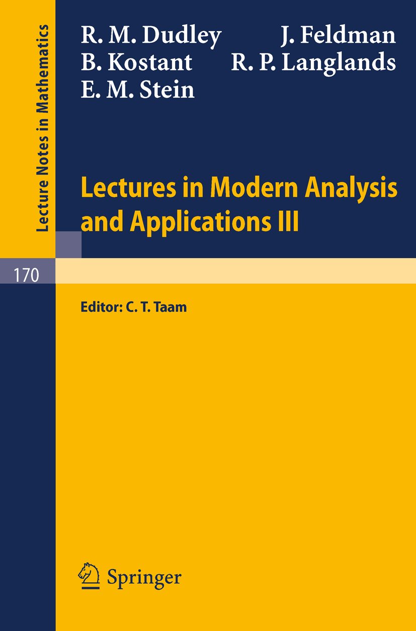 Lecture Notes in Mathematics
