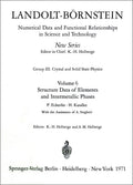 Landolt-Börnstein: Numerical Data and Functional Relationships in Science and Technology - New Series