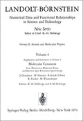 Landolt-Börnstein: Numerical Data and Functional Relationships in Science and Technology - New Series