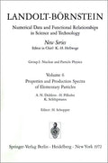 Landolt-Börnstein: Numerical Data and Functional Relationships in Science and Technology - New Series