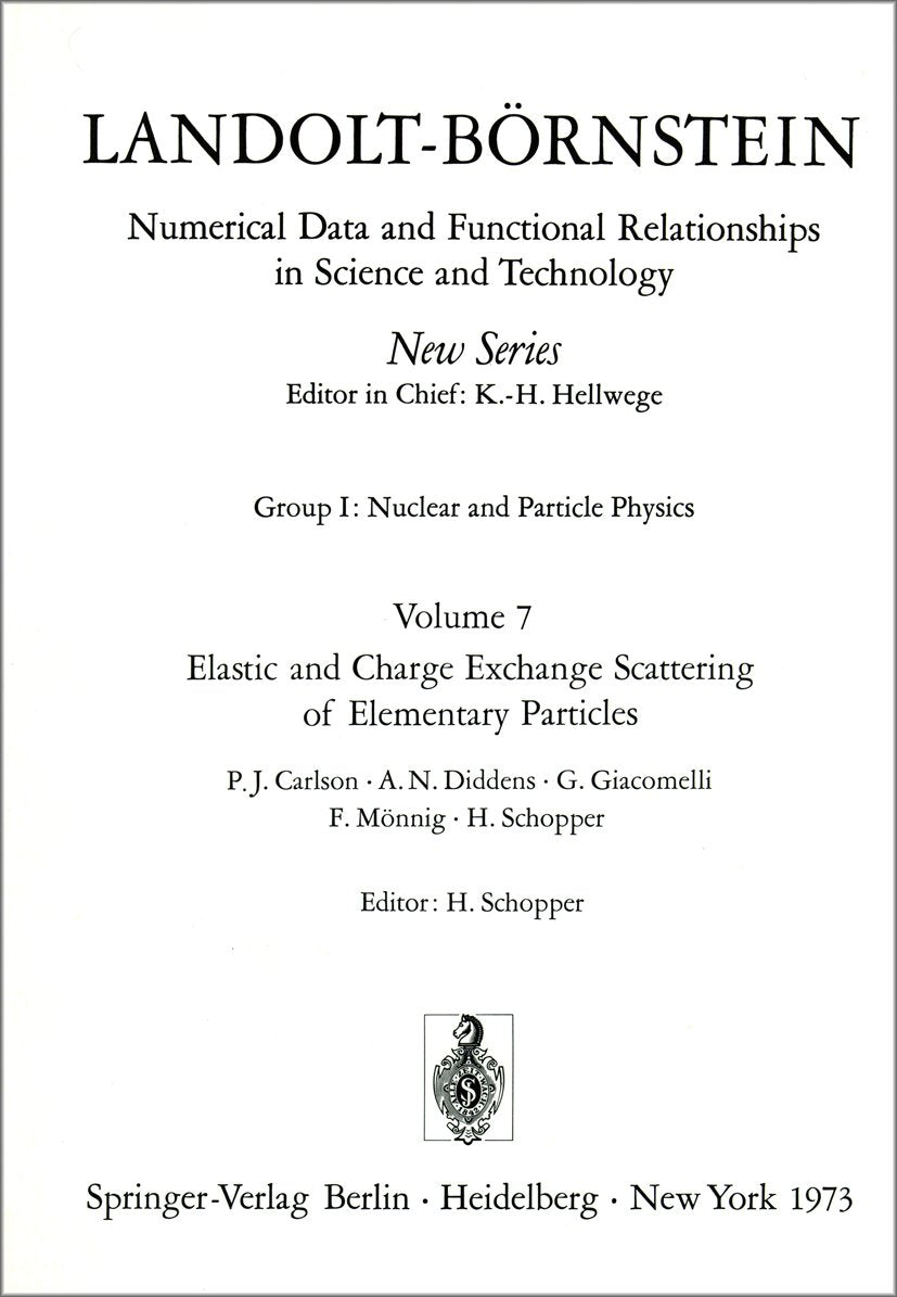 Landolt-Börnstein: Numerical Data and Functional Relationships in Science and Technology - New Series