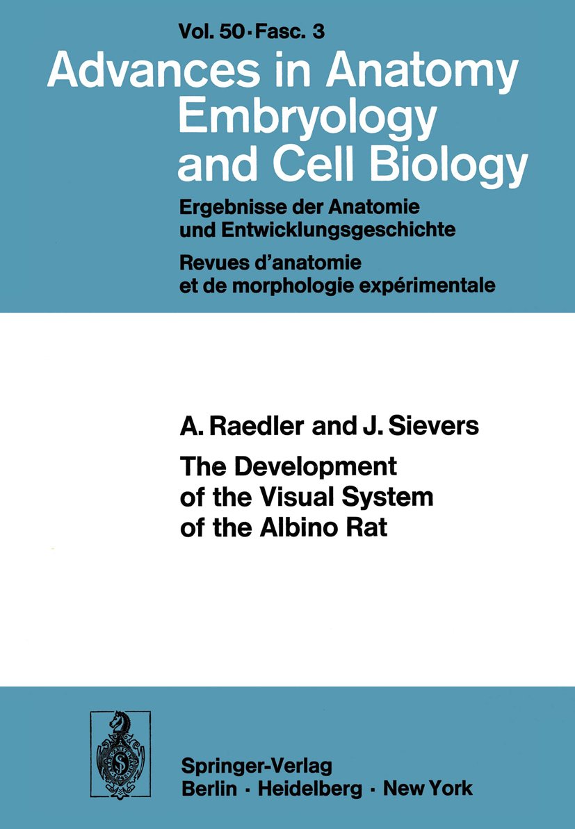 Advances in Anatomy, Embryology and Cell Biology