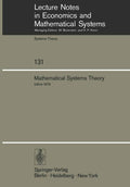 Lecture Notes in Economics and Mathematical Systems