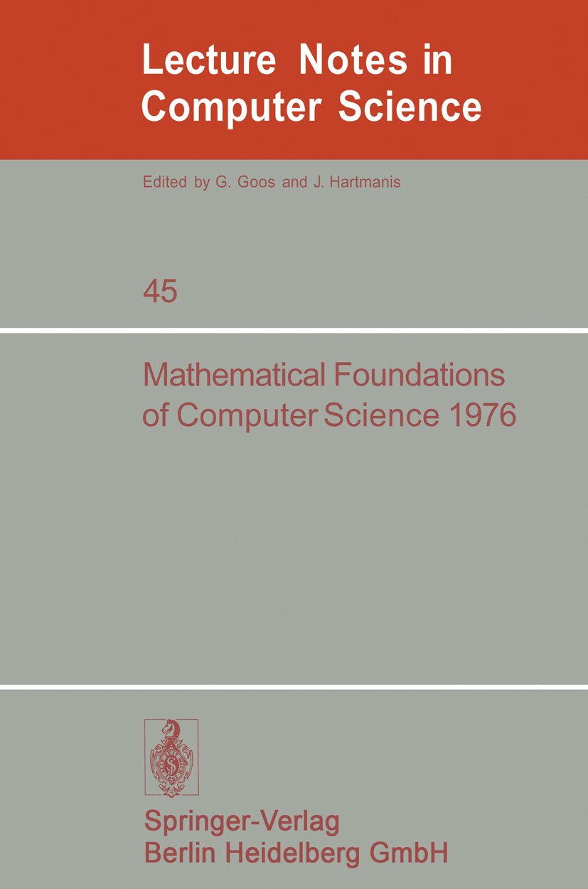Mathematical Foundations of Computer Science 1976