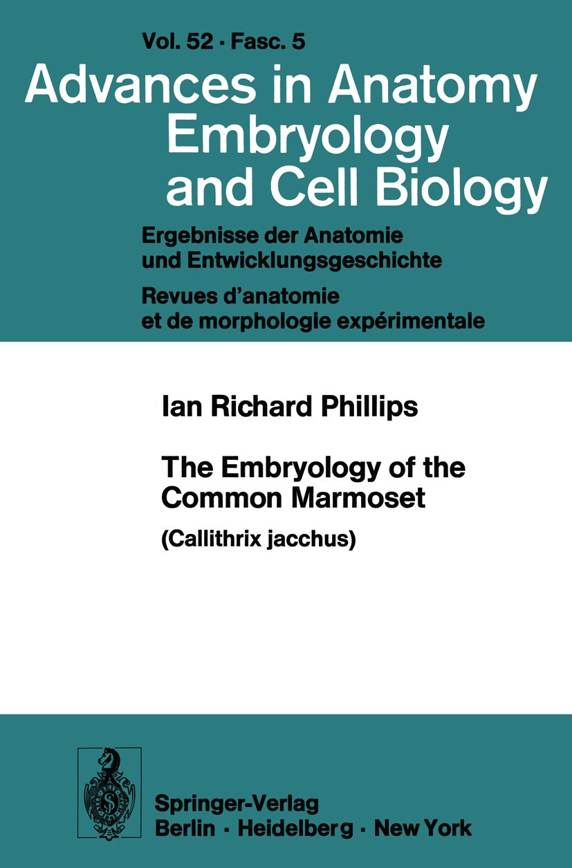Advances in Anatomy, Embryology and Cell Biology