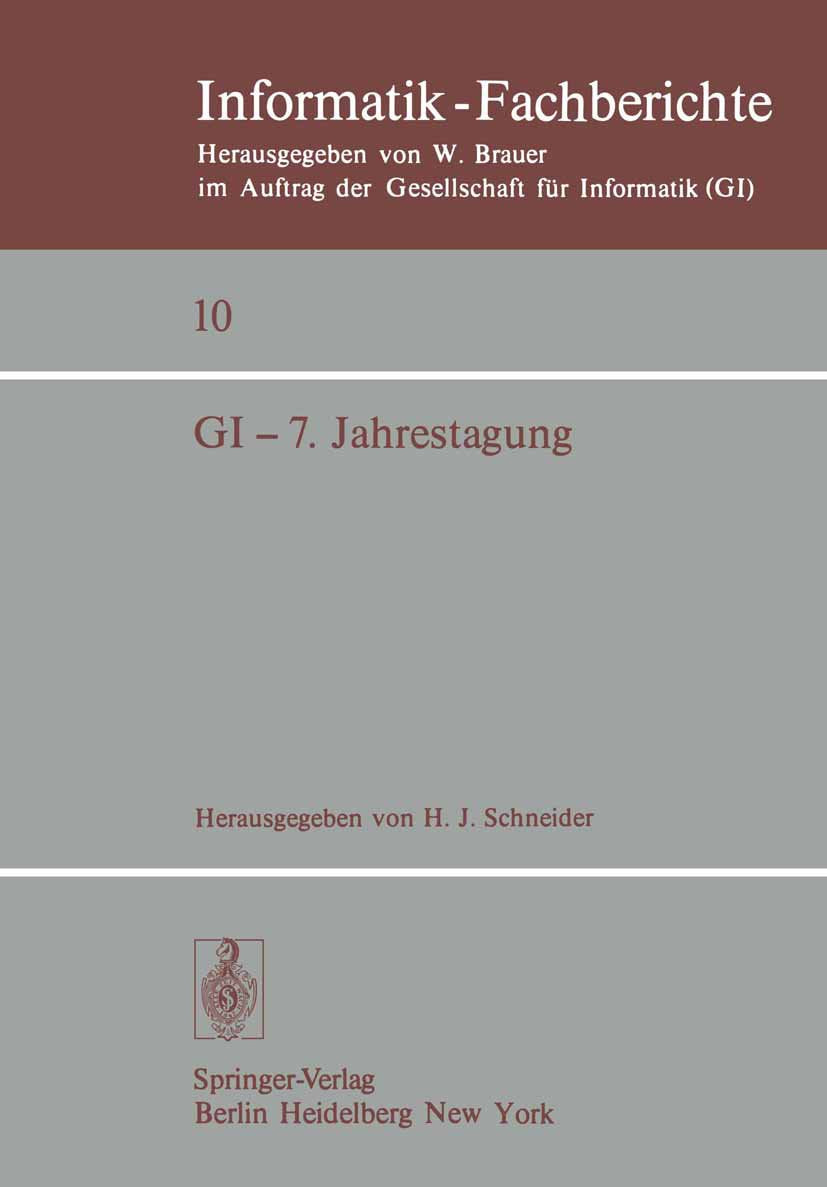 GI — 7. Jahrestagung