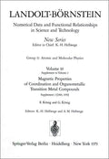 Landolt-Börnstein: Numerical Data and Functional Relationships in Science and Technology - New Series