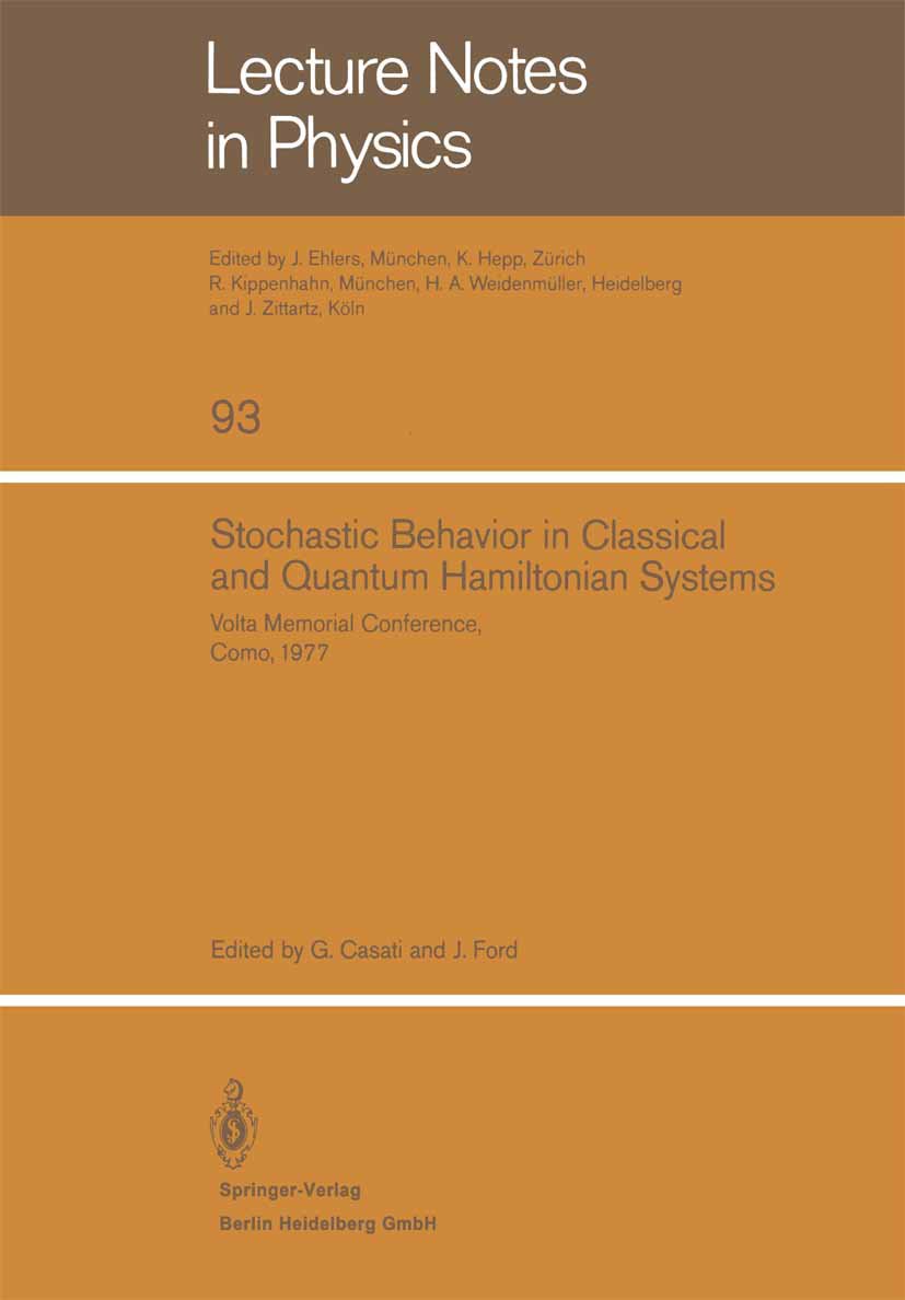 Stochastic Behavior in Classical and Quantum Hamiltonian Systems