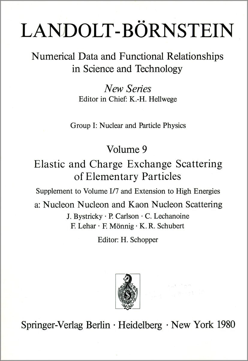 Landolt-Börnstein: Numerical Data and Functional Relationships in Science and Technology - New Series
